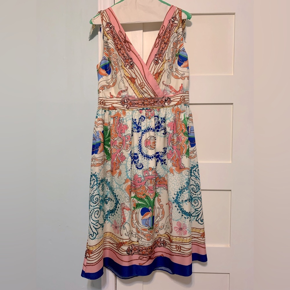 Anthro Acionna Silk Dress
